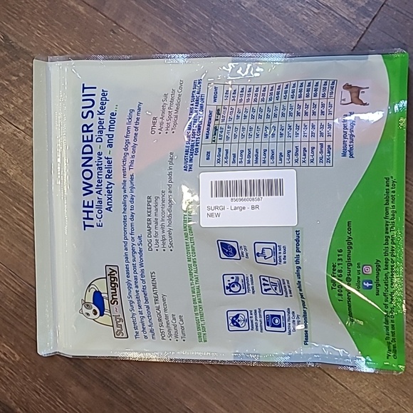 The Wonder Suit by Surgi Snuggly For Dogs Cats Large - Picture 3 of 5